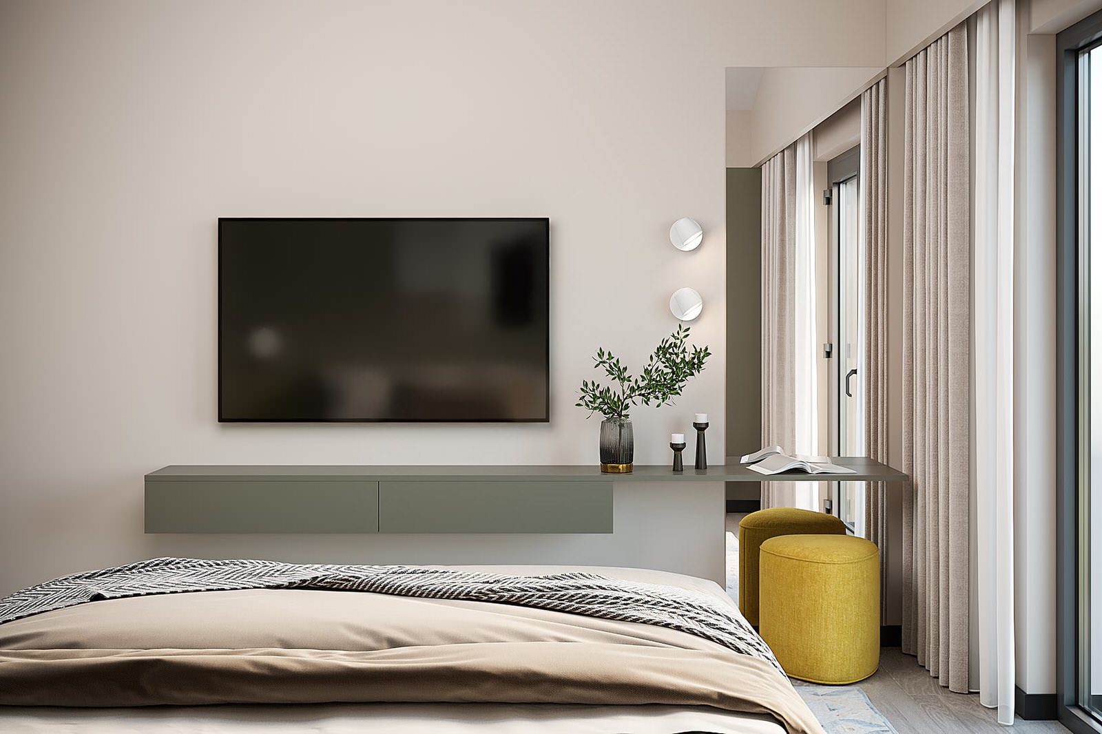 Дизайн интерьера дом 71 м² фьюжн Ольховка Кантри Клаб