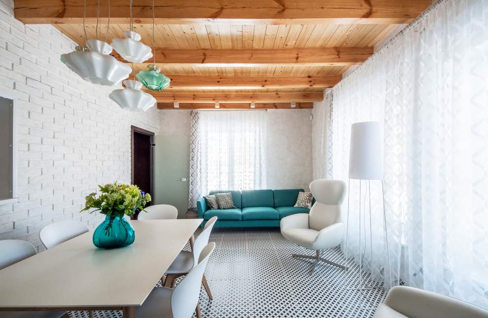 Mint - гостиная в загородном доме