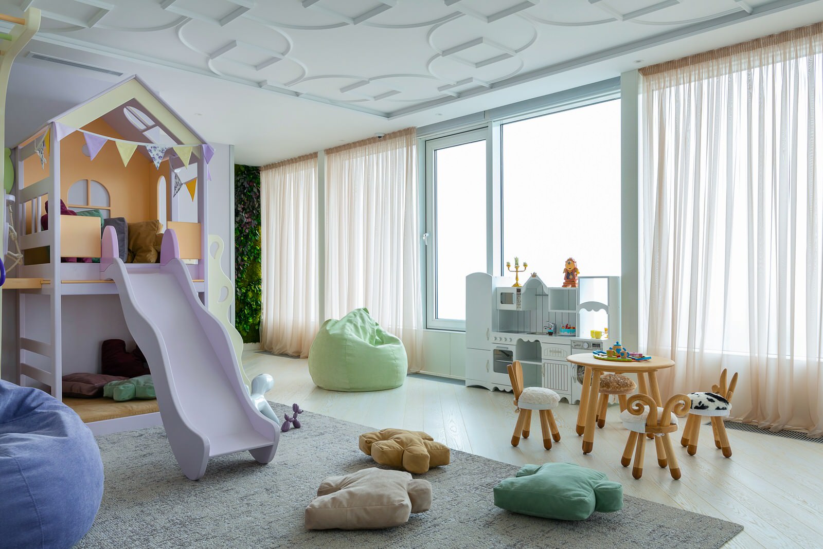 2-х уровневый пентхаус в стиле Арт-Деко