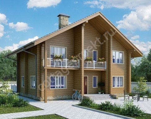 Проекты домов из бруса