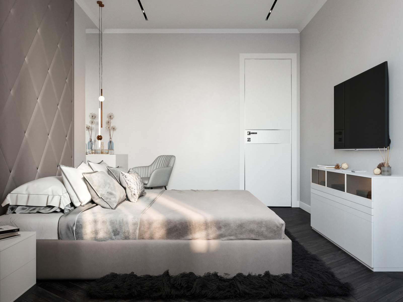 Квартира в нейтральных тонах в ЖК Царская площадь