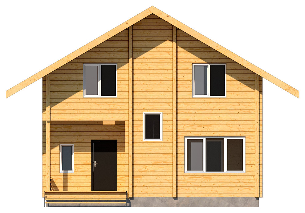 Дом из бруса 9 на 9