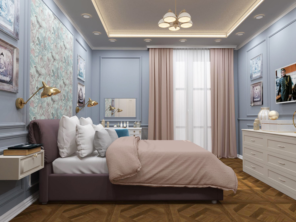 Дизайн спальни в стиле современной классике
