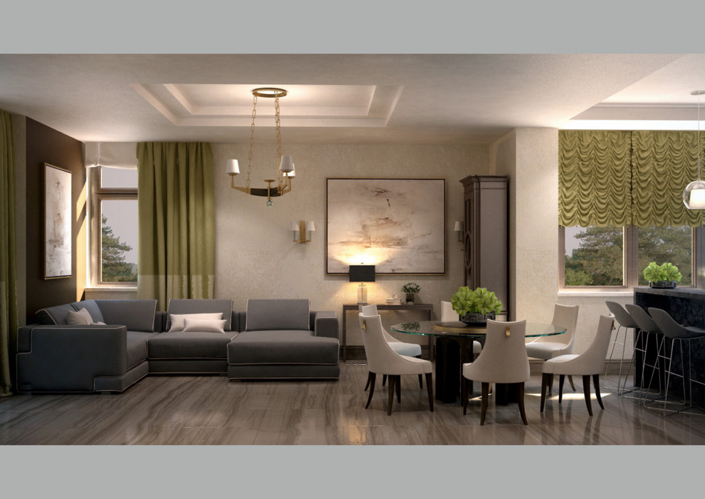 Обложка проекта: интерьер дома в коттеджном поселке Крекшино