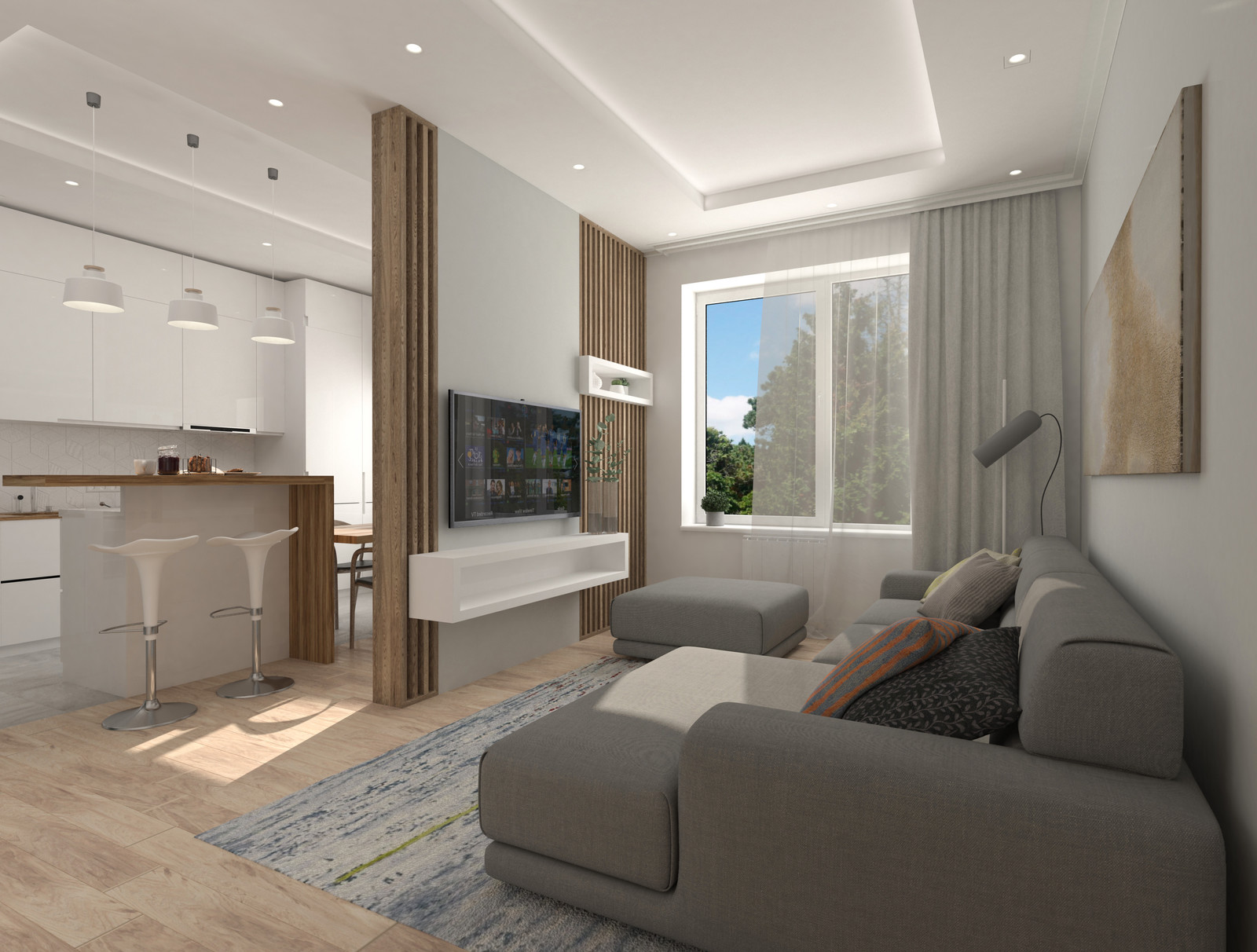 Дизайн интерьера квартиры ЖК Мишино