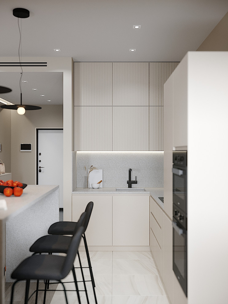 ЖК Big Time - 68 кв.м. (кухня-гостиная, коридор, гардеробные)