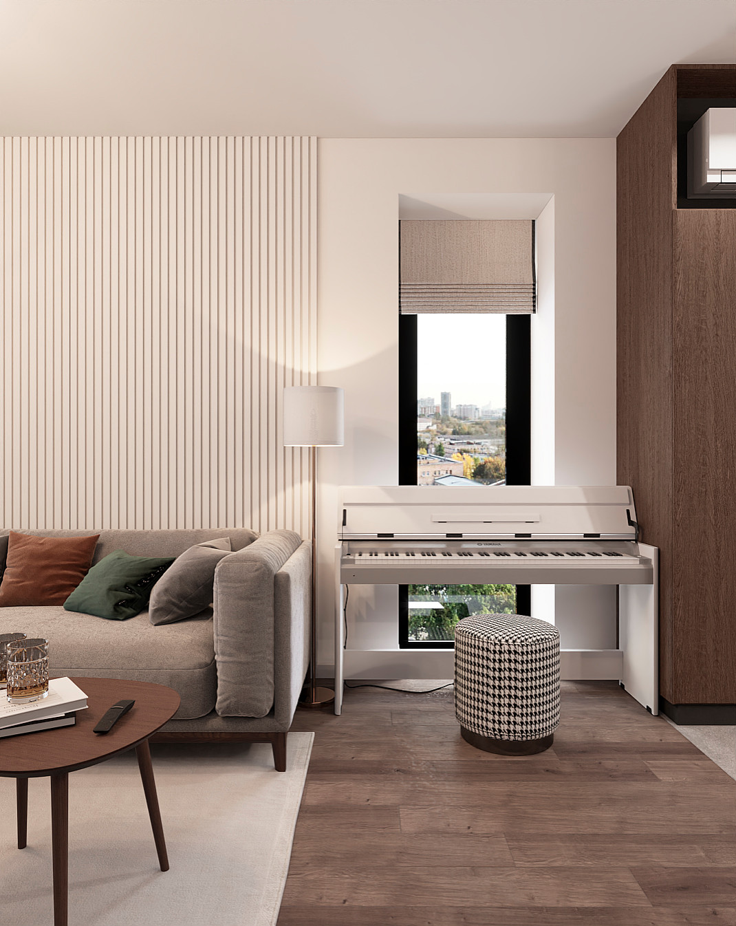 Дизайн-проект двухкомнатной квартиры с кухней-гостиной