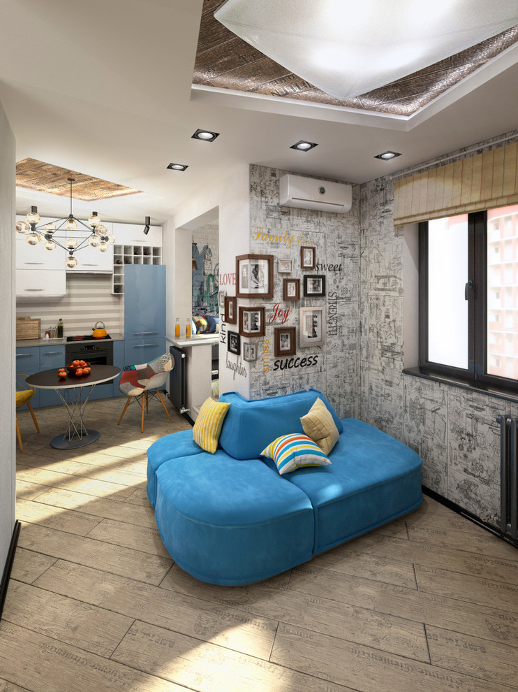 Урбанистический дизайн малогабаритной квартиры по мотивам Нью-Йорка