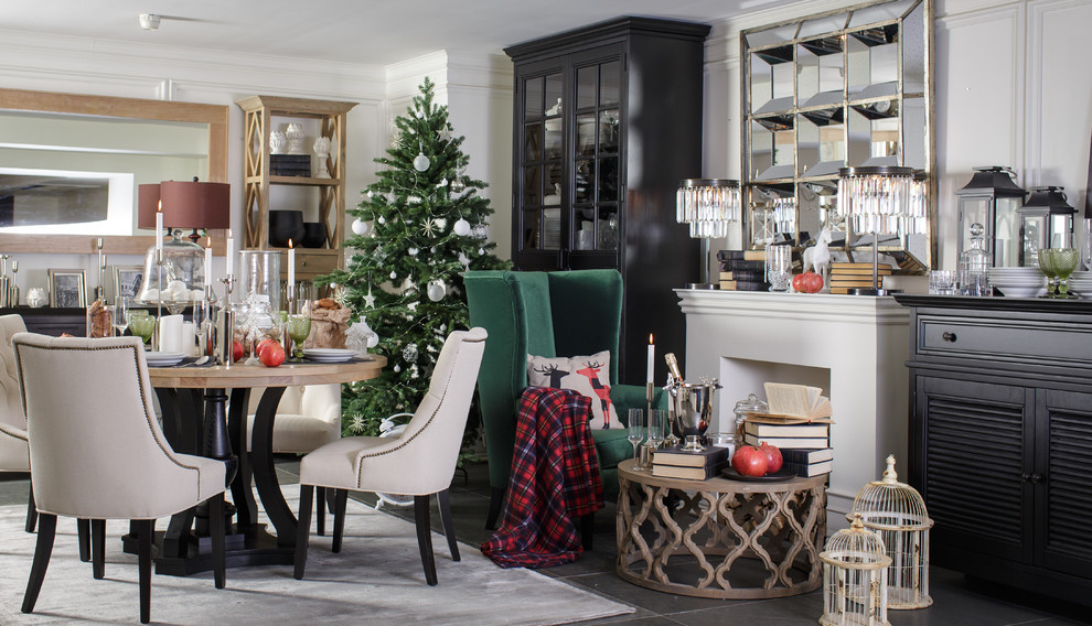 Новогодний интерьер гостиной