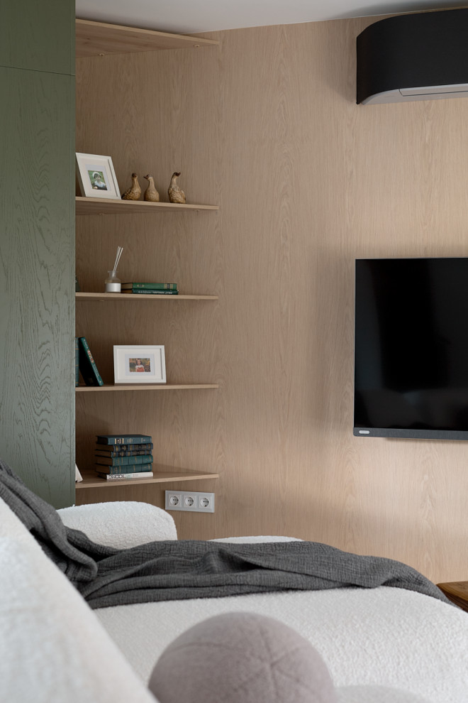 Кухня-гостиная. Разворот на 45 градусов