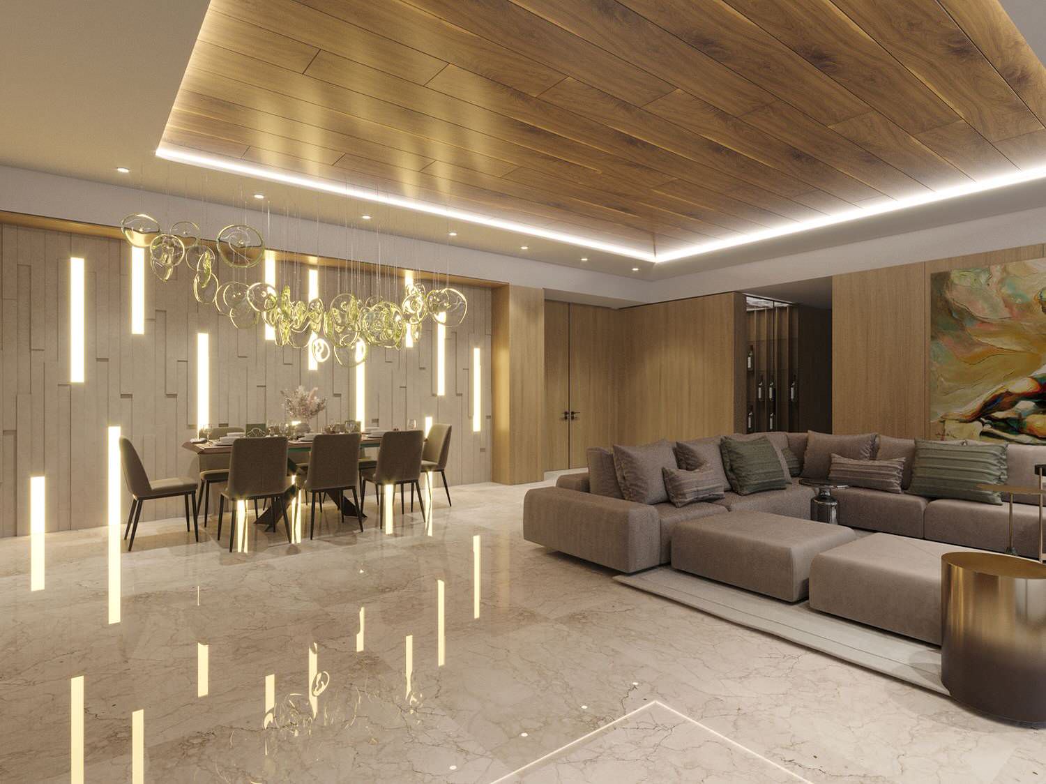 Penthouse Design In SOHO Tower, Paphos, Cyprus