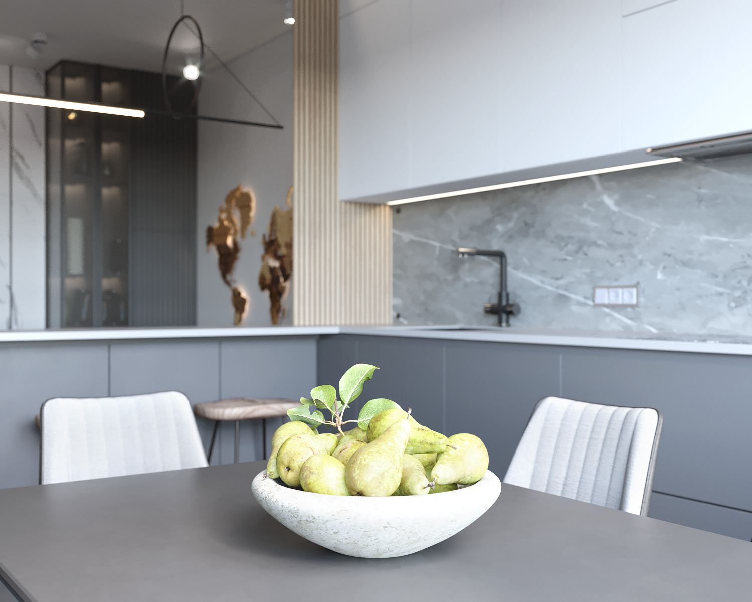 Проект квартиры в Москве 100 м.кв