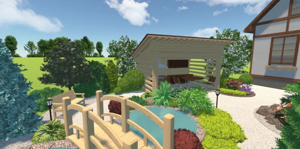 проекты, созданные в программе Ландшафтный Дизайн 3D