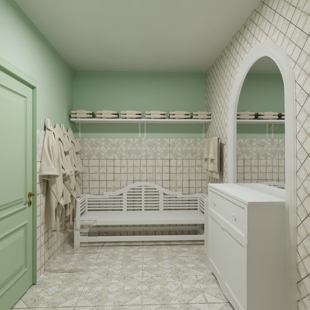 Дизайн зоны барбекю, бассейна