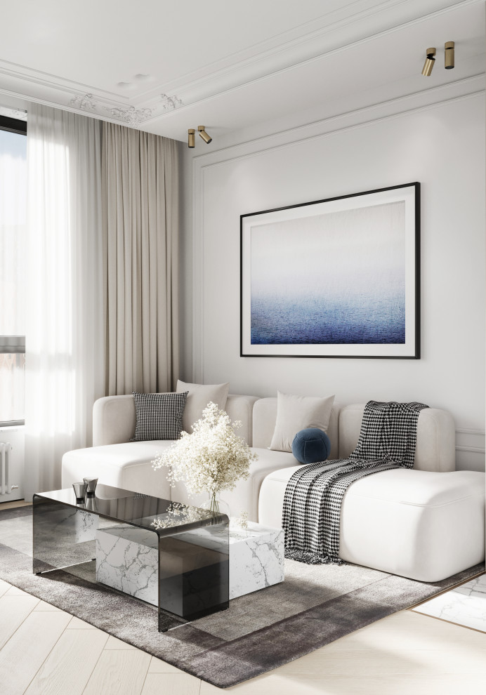 Однокомнатная квартира в стиле современной классики