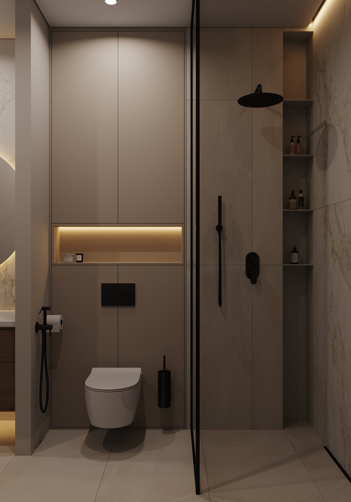 Санузлы (Частный дом в Малой Валяевке, Пензенская область)