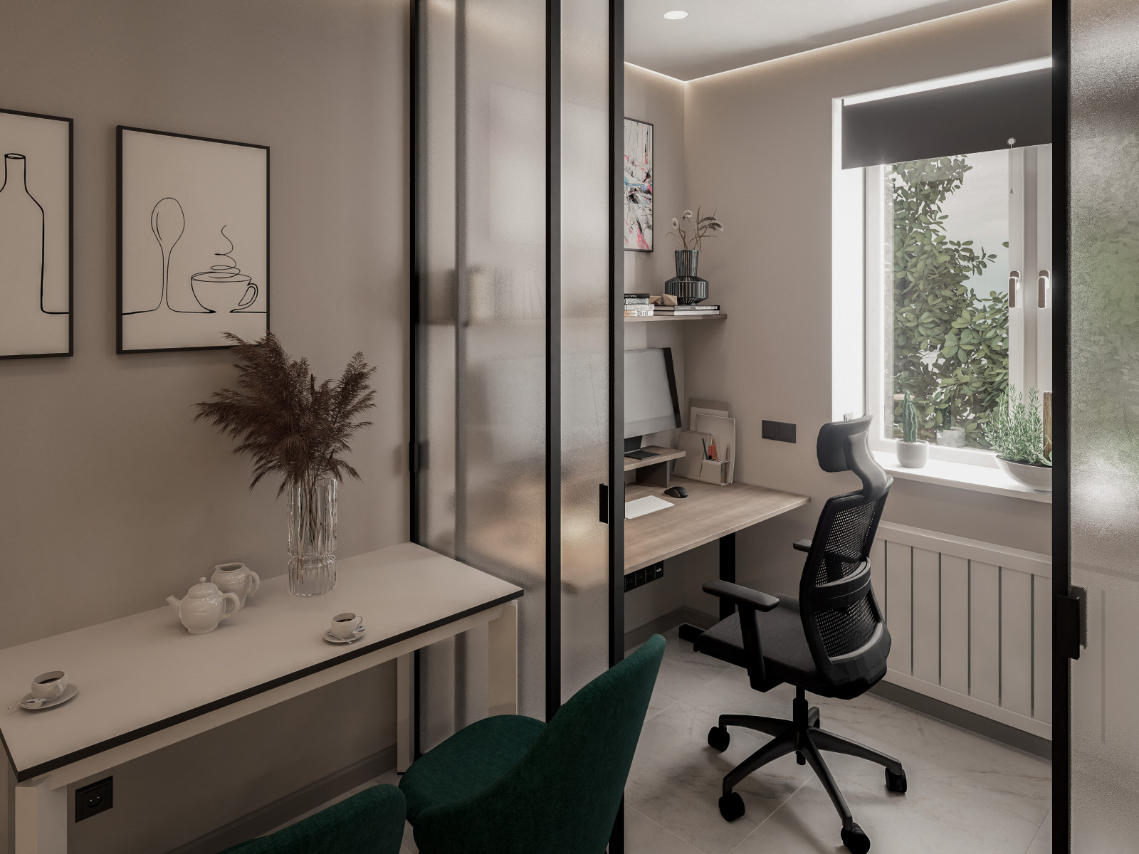 Дизайн-проект двухкомнатной квартиры 69 м2