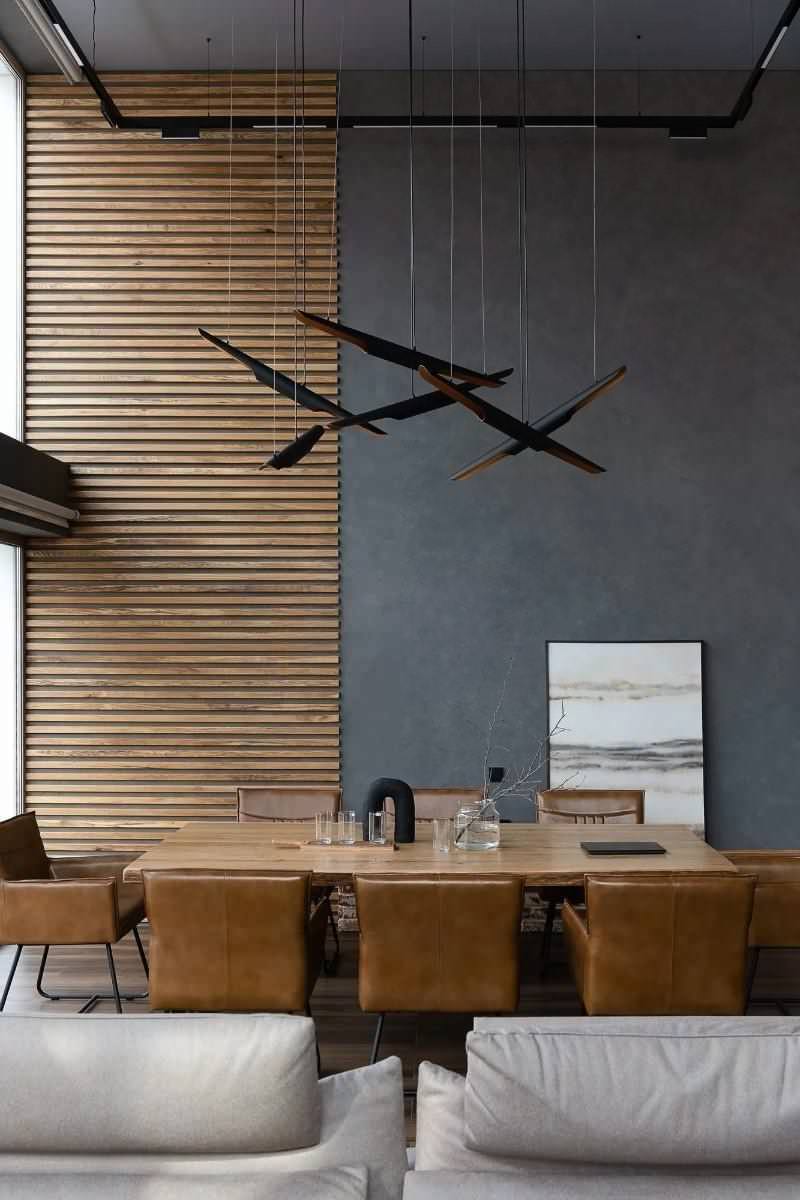 Реализованный дизайн-проект таунхауса в ЖК "На уровне"