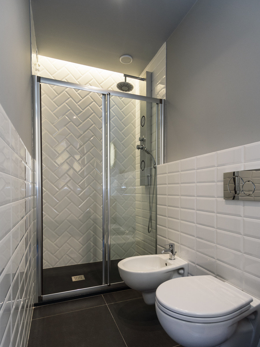 Houzz Италия: 29 кв.м — трансформер с подвижной стеной