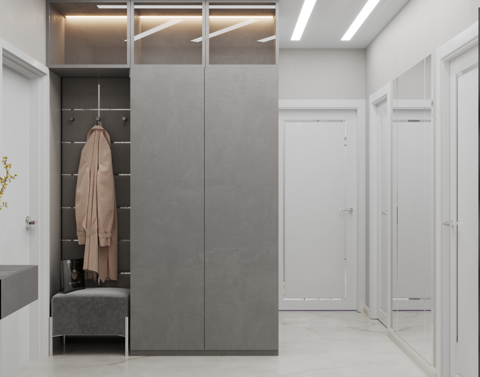 Проект 2х комнатной квартиры для молодой пары с детской для мальчика на вырост