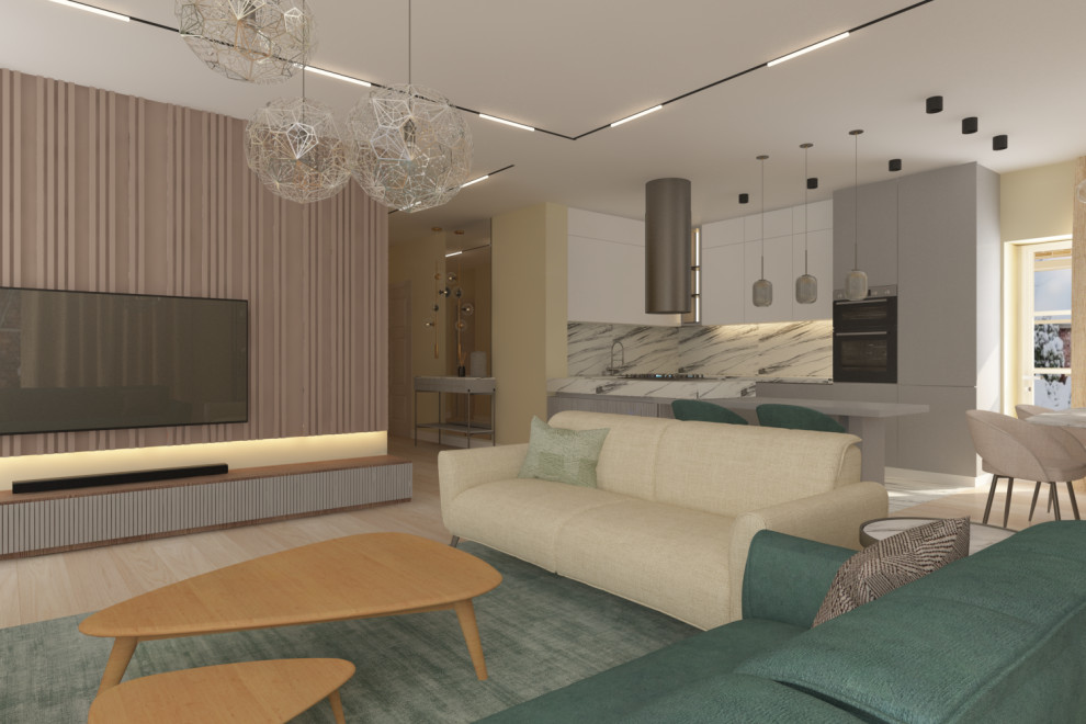 Одноэтажный загородный дом 139 кв.м