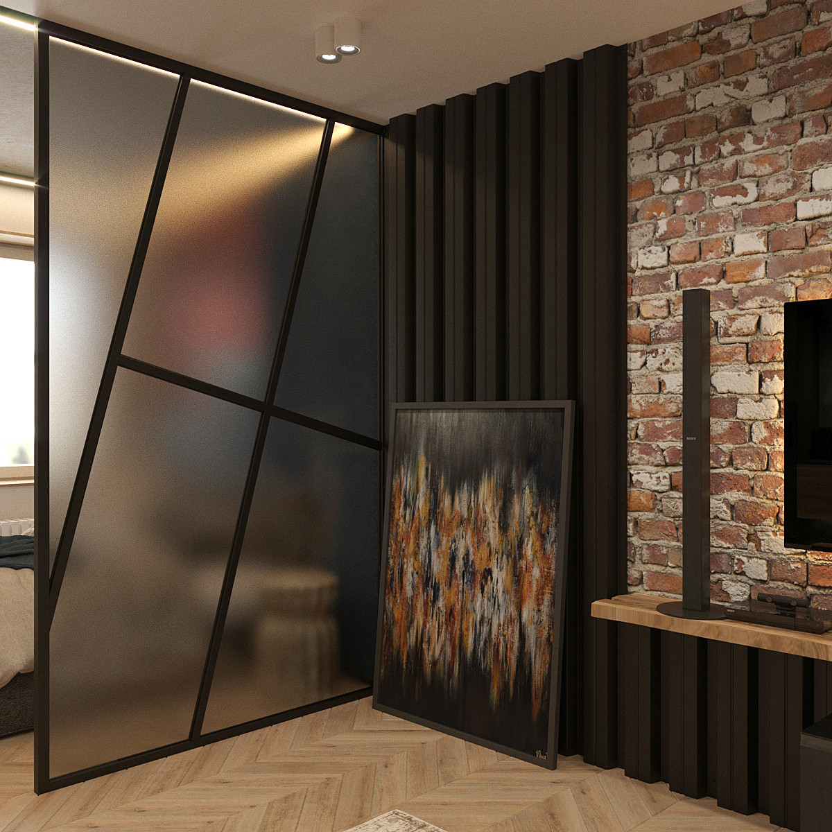 Современная квартира холостяка