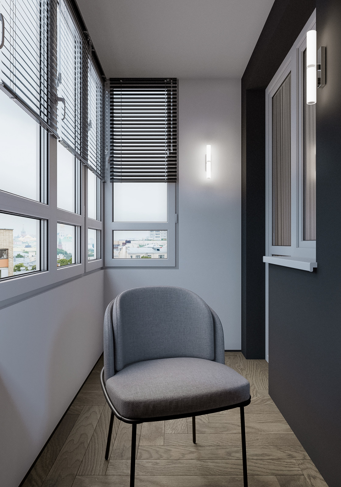 Квартира в современном стиле с элементами Лофт