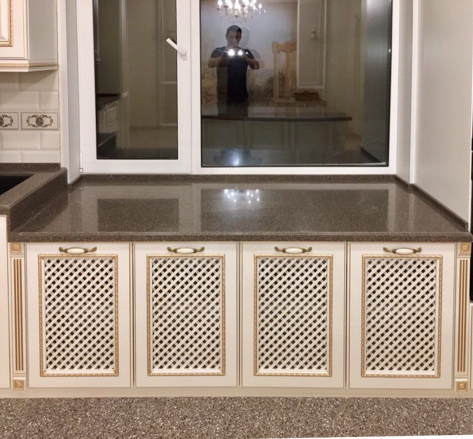 Кухня классика с островом