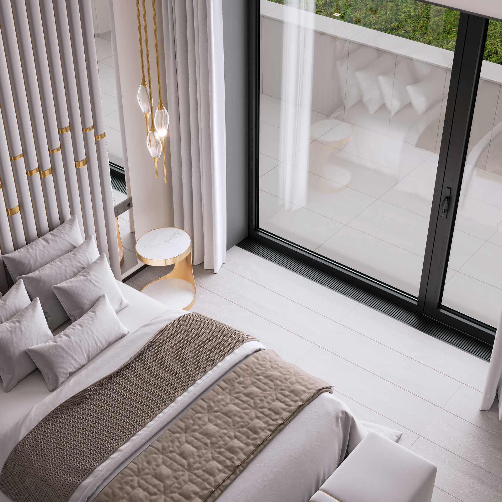 Современный дом на берегу Волги