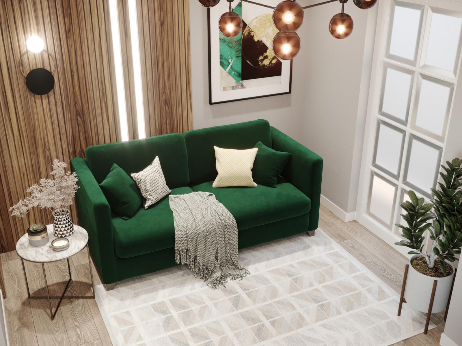 Обложка проекта: Кухня - гостиная. Проект #tmdesign_Питер