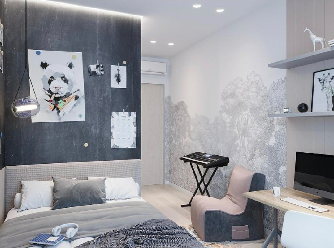 Гармоничная и грамотно спланированная детская комната!