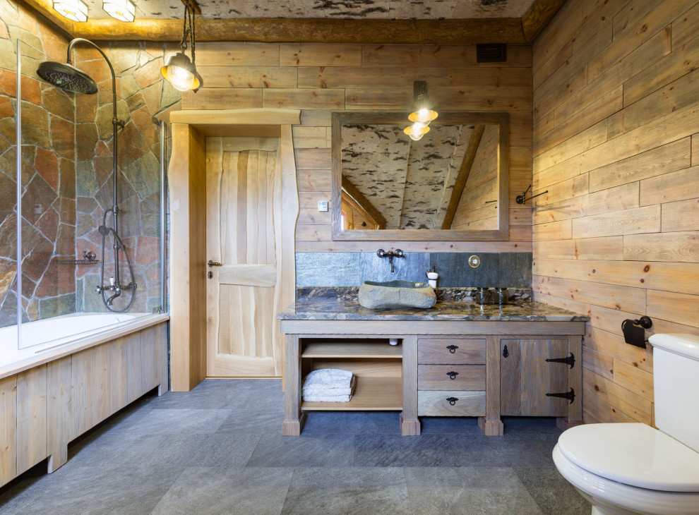 Дом в рустикальном стиле