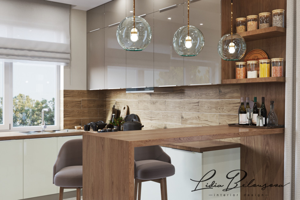 Обложка проекта: Кухня-гостиная