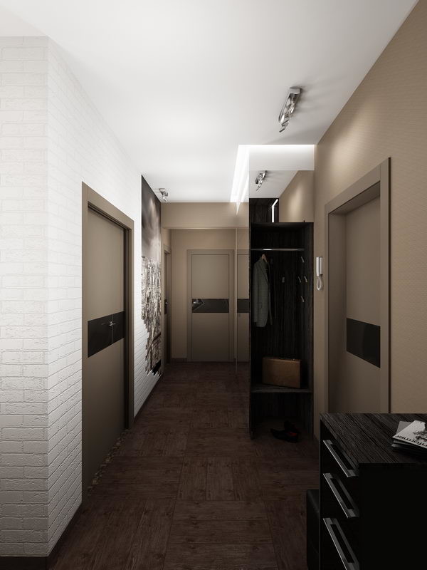 Двухкомнатная квартира в современном стиле.