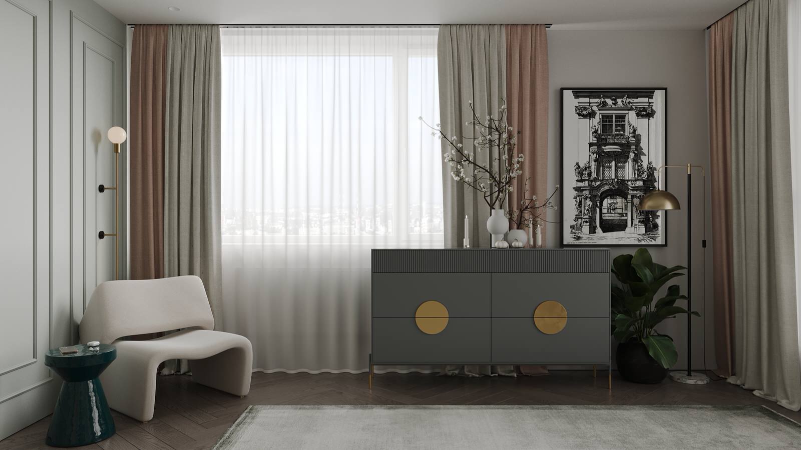 Дизайн квартиры в ЖК «Discovery Residence»