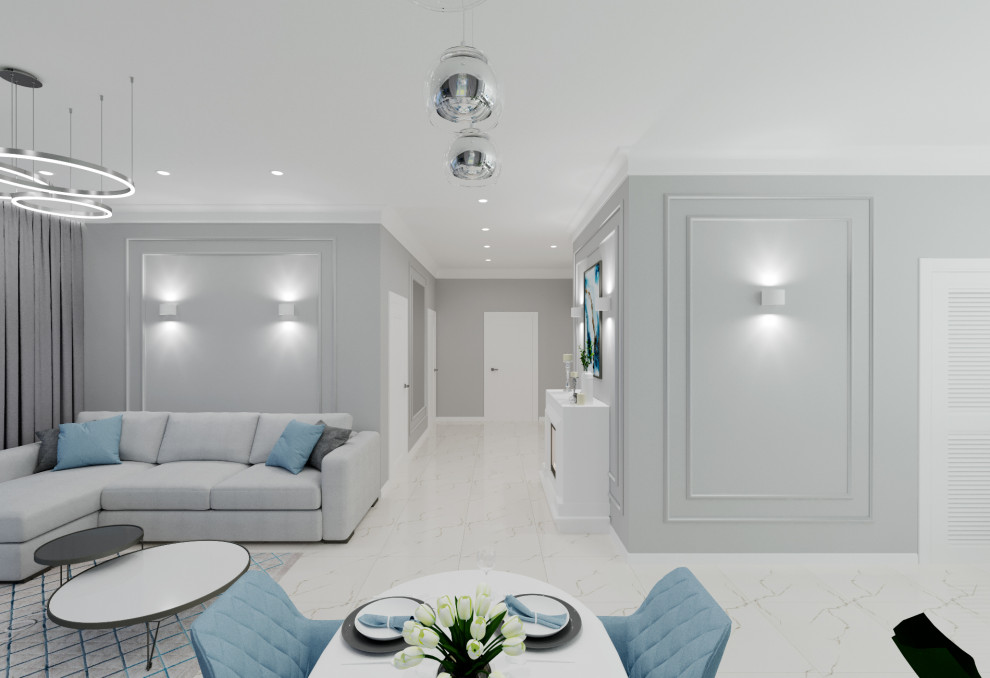 Концепция одноэтажного дома для семейной пары