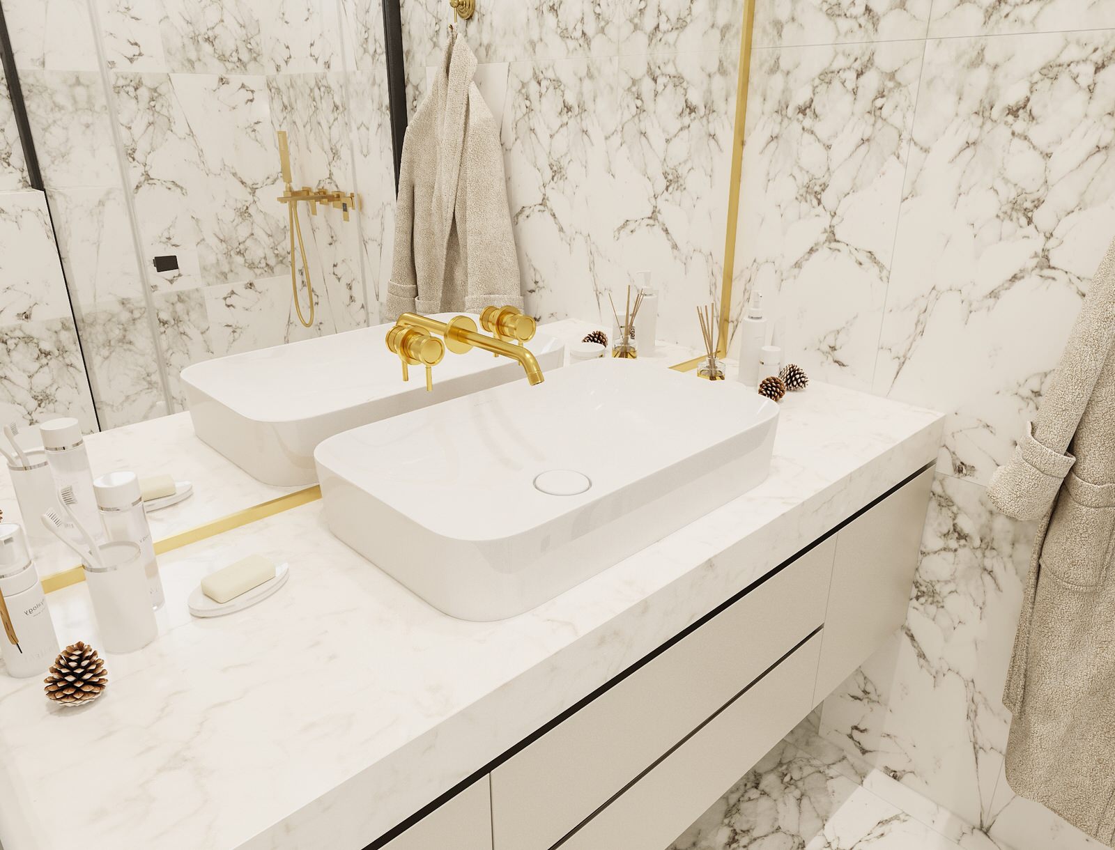 Жилой дом. Дизайн интерьера 1 этажа