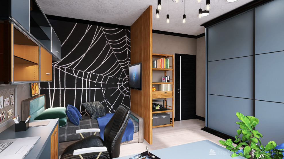 Обложка проекта: Квартира для пары и сына подростка 80 кв.м