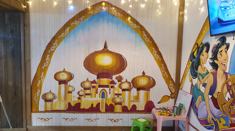 Обложка проекта: роспись стен в "Чайхана №1"