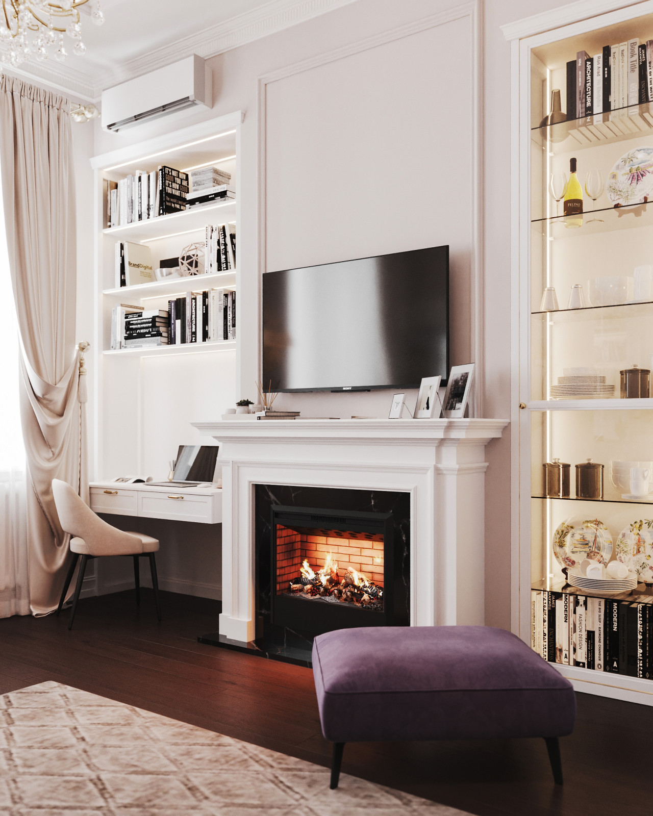 Обложка проекта: Гостиная в старом фонде