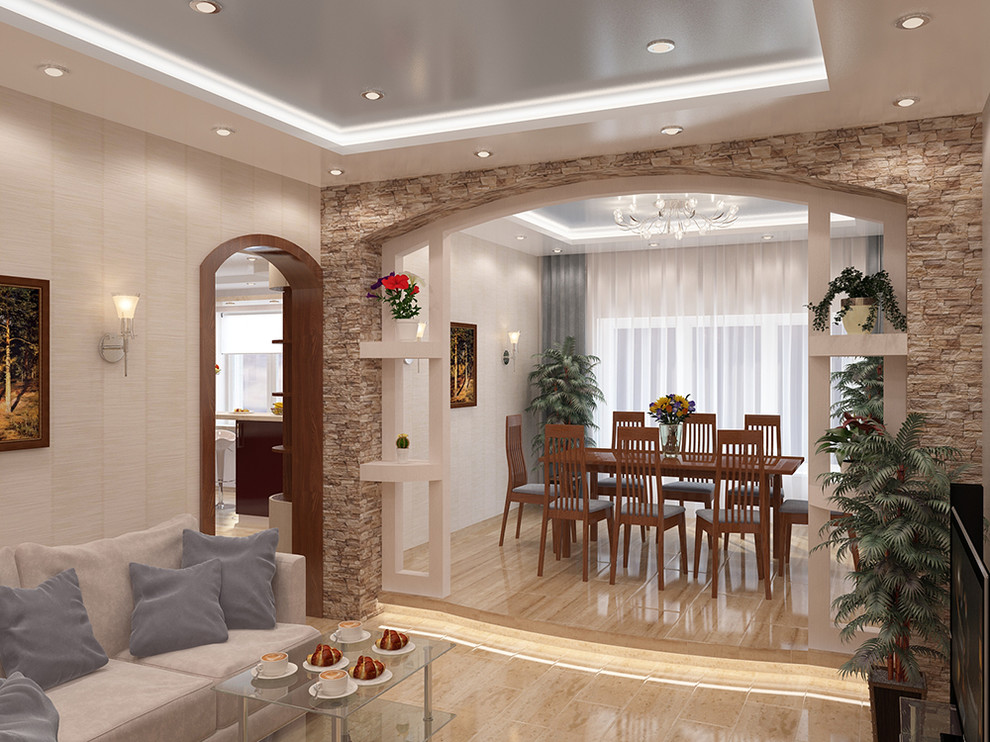 Проект интерьера таунхауса