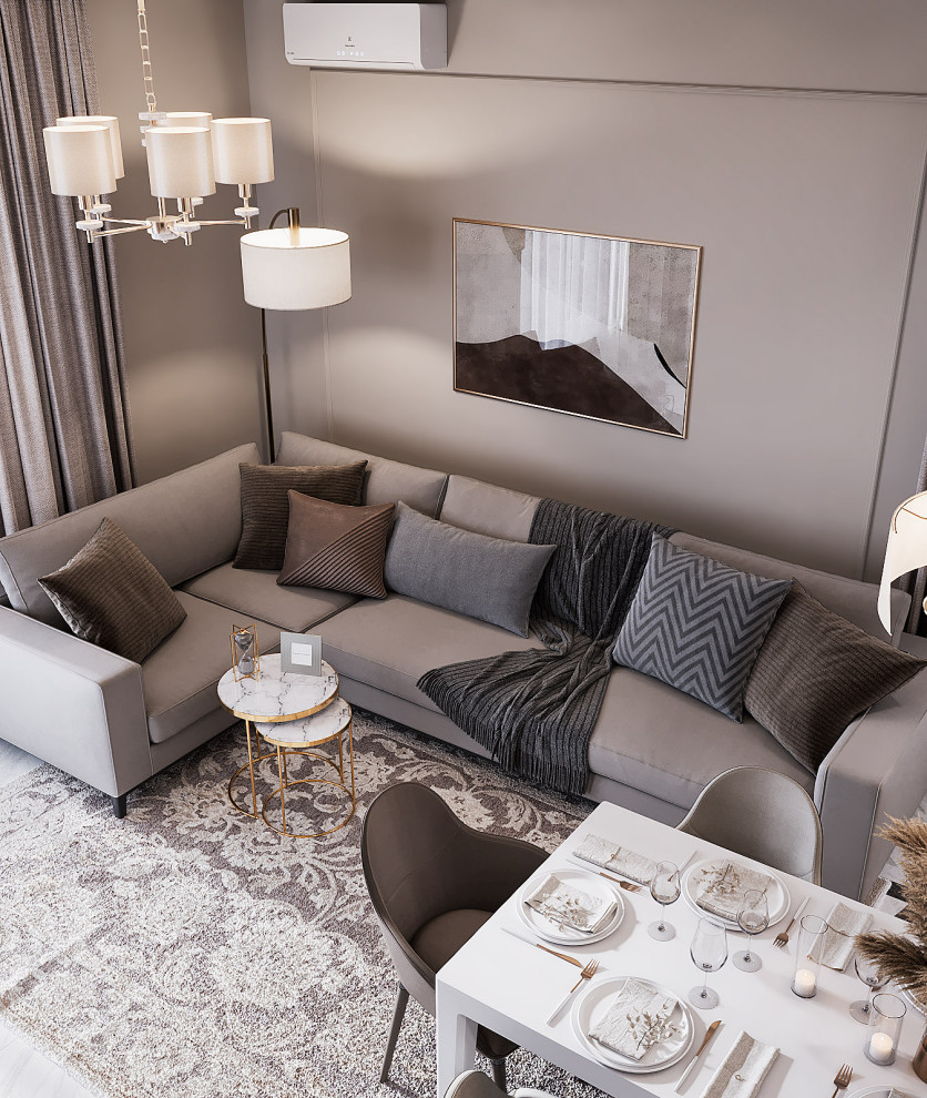 Проект интерьера частного дома, г. Ростов-на-Дону, площадью 120 кв.м.