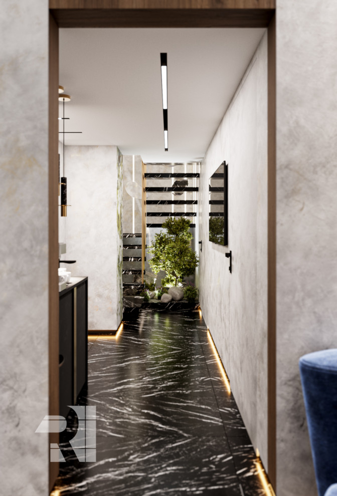 Дизайн салона красоты в стиле современный ар-деко