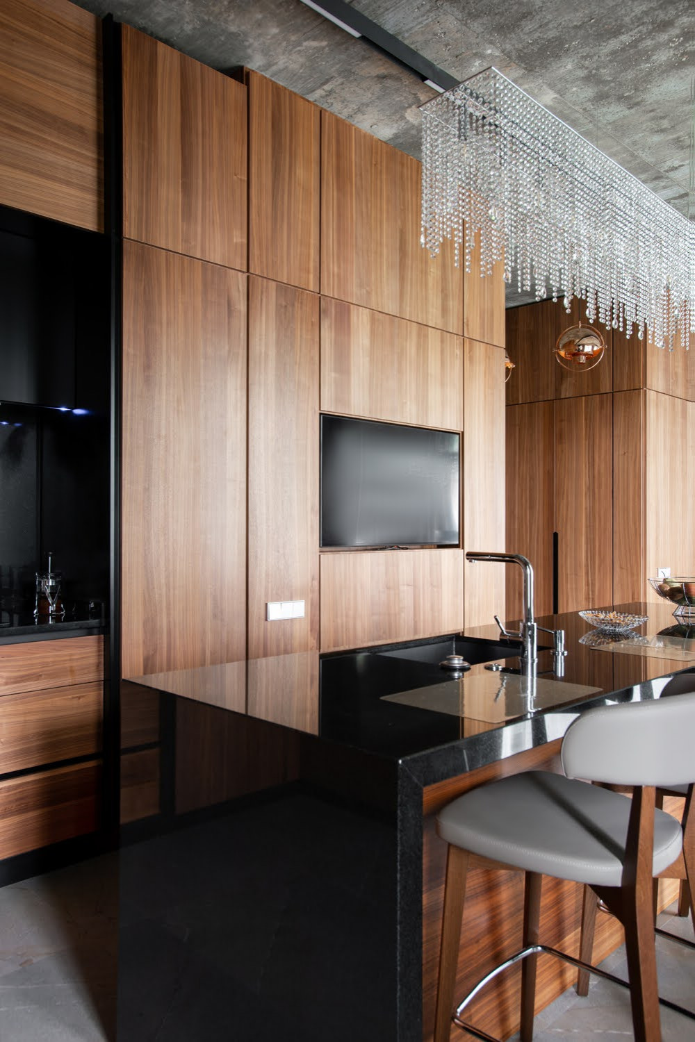 3в1 (кухня, гостиная, прихожая) в загородном доме