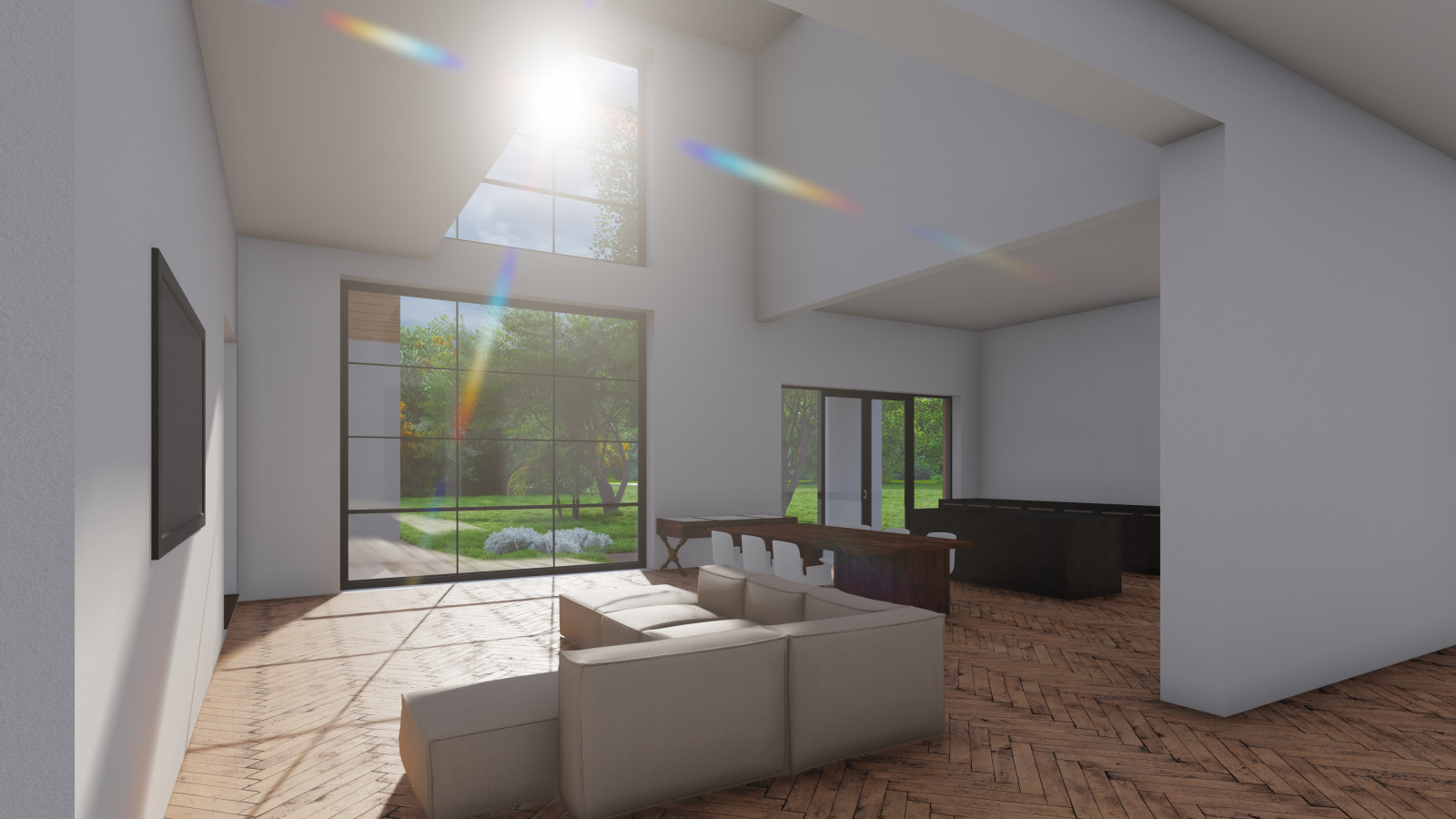 Двухэтажный дом со вторым светом и гаражом