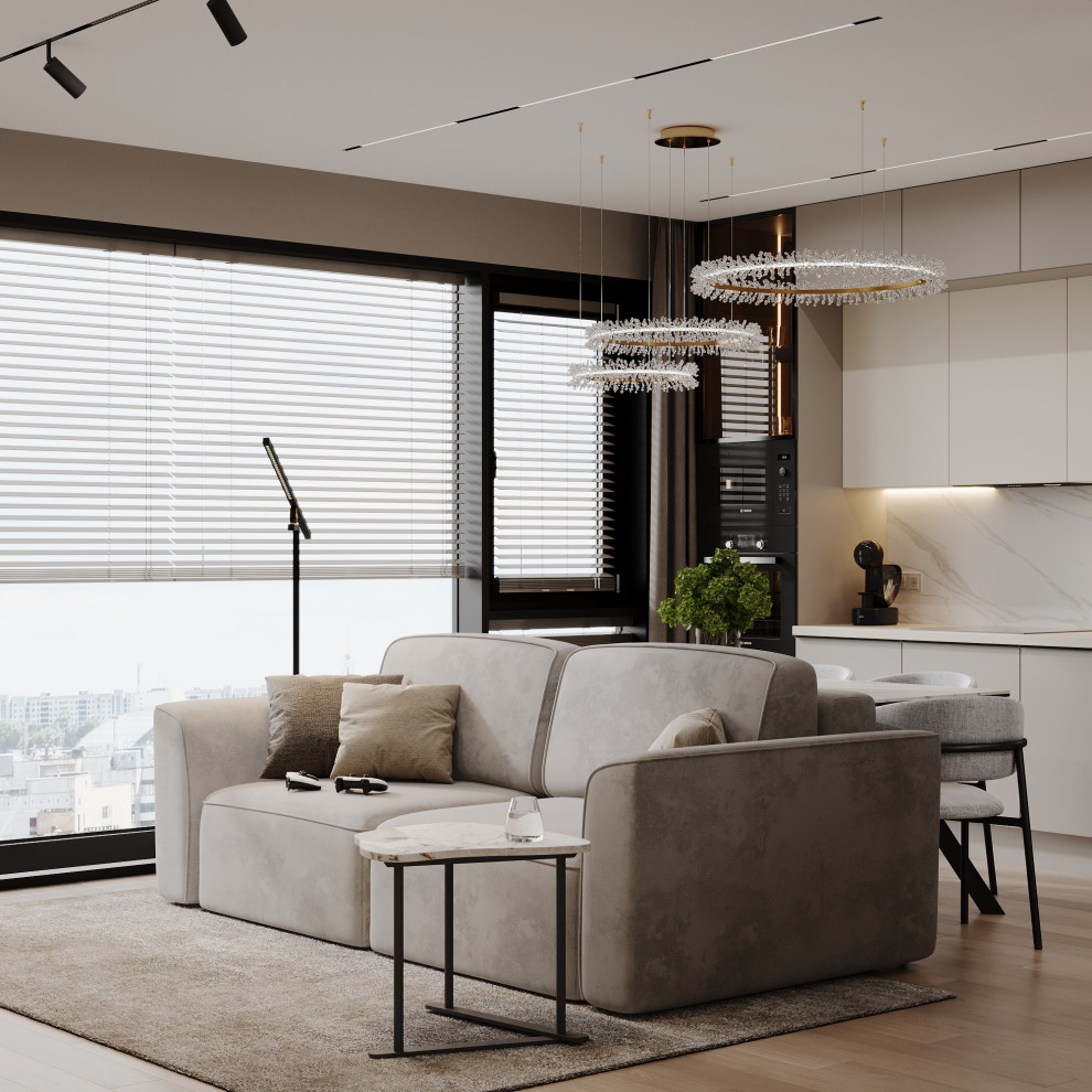 Интерьер квартиры в ЖК "Метрополия"