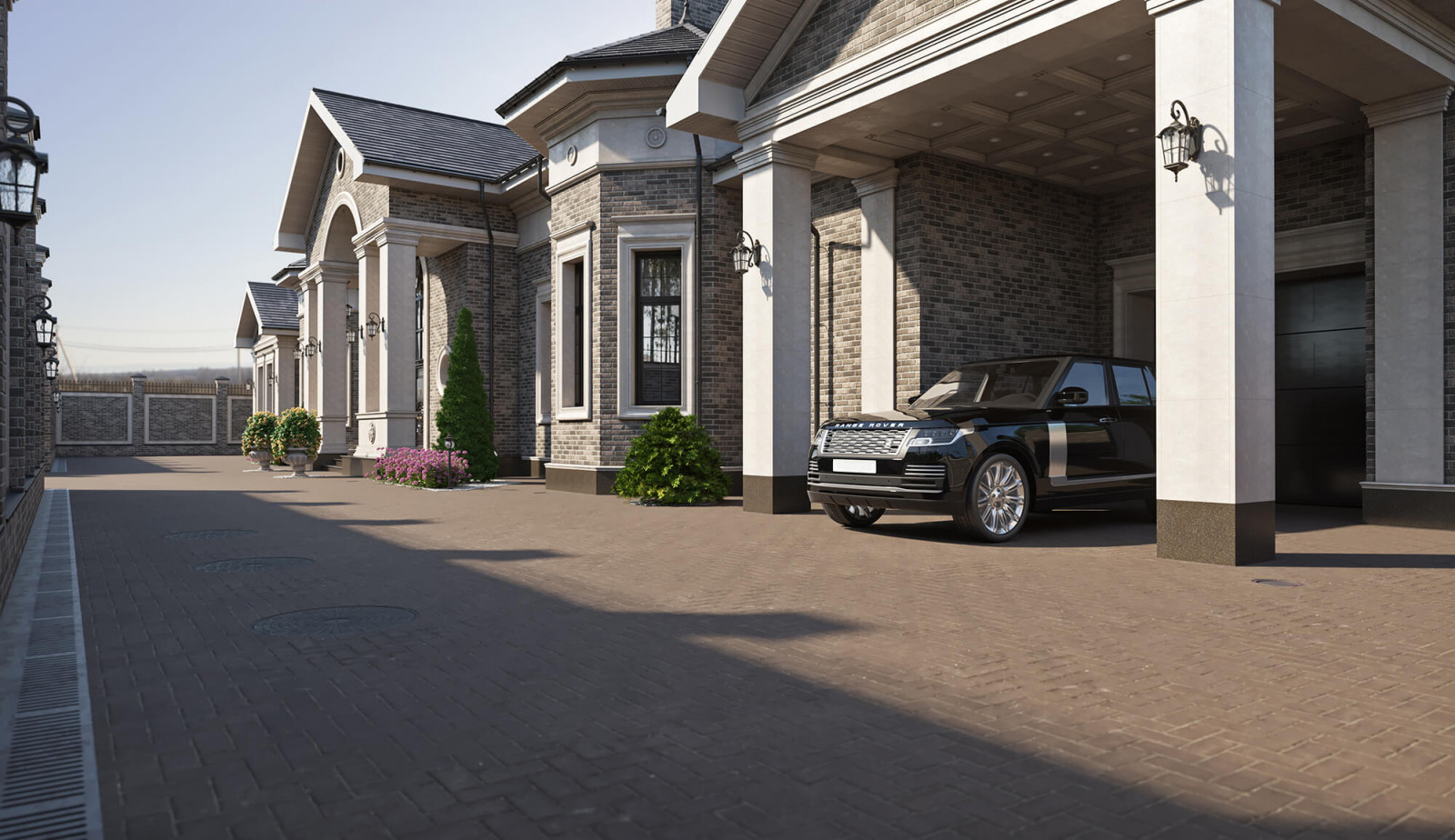 Архитектурный проект одноэтажного жилого дома площадью 400 кв.м.