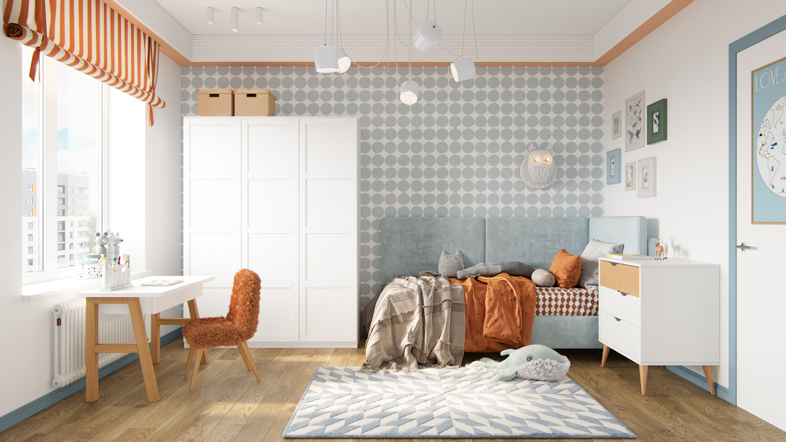 Игривая детская палитра