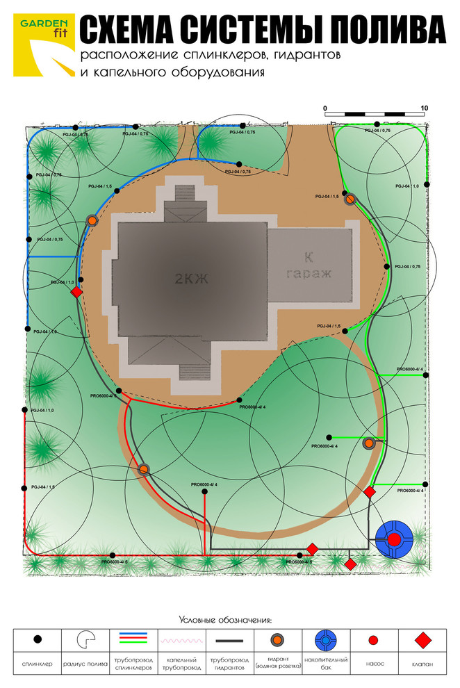 Обложка проекта: Проект автополива 14 соток. №2