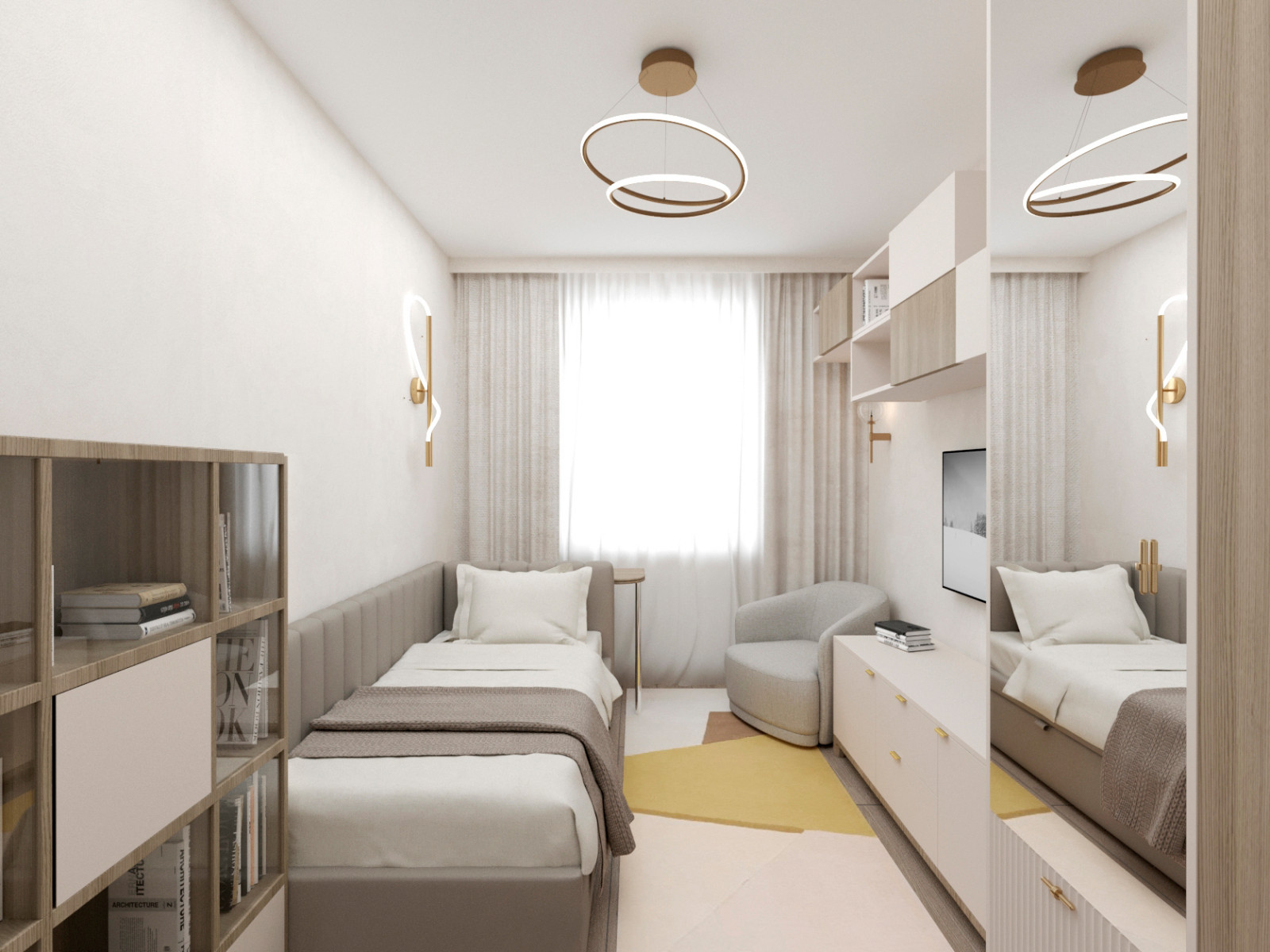 Природный минимализм. Дизайн 3-х комнатной квартиры.